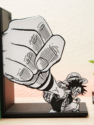 One Piece Luffy Bookend New, Manga and Book Support