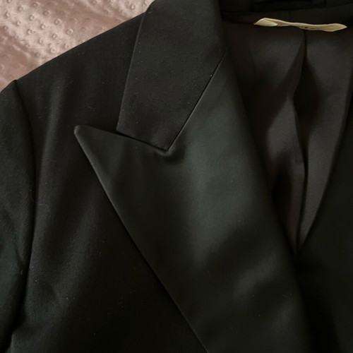 Lanvin x H&M tuxedo blazer black wool like new