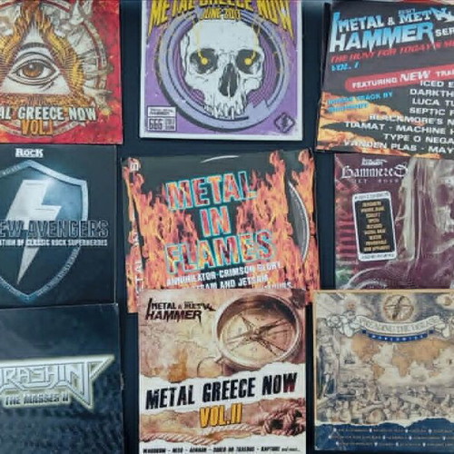 Heavy Metal Compilation CD Collection used, lot of 31