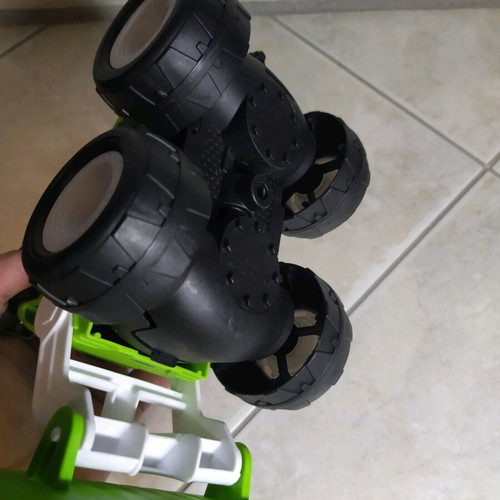 Children's tractor toy with loader used with sounds