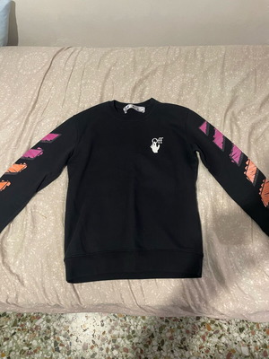 White off sweatshirt like new, size S