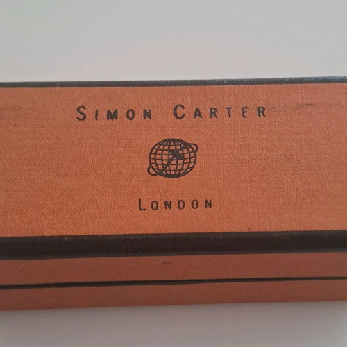Simon Carter cufflinks like new, silver