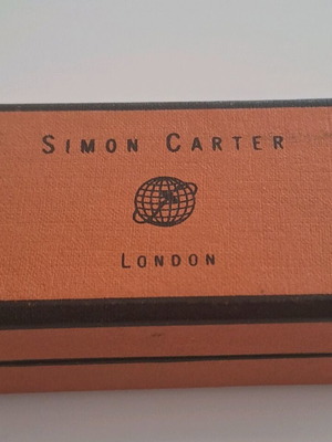 Simon Carter cufflinks like new, silver