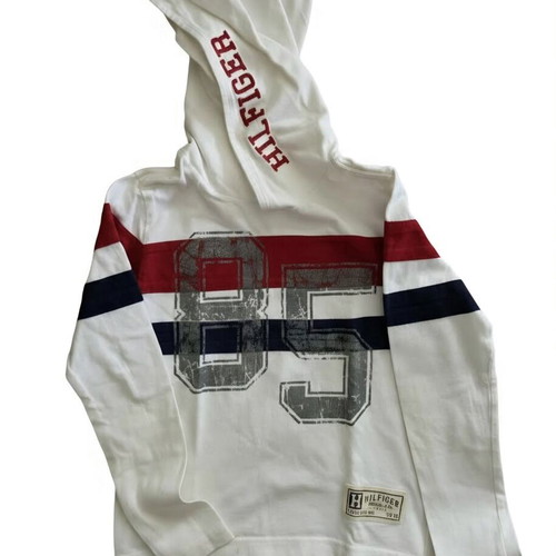 Tommy Hilfiger Boys' Hoodie Size 4/5 Like New White