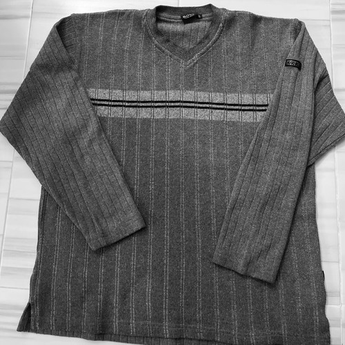 Hugo Boss men's sweater like new, gray and black, size L