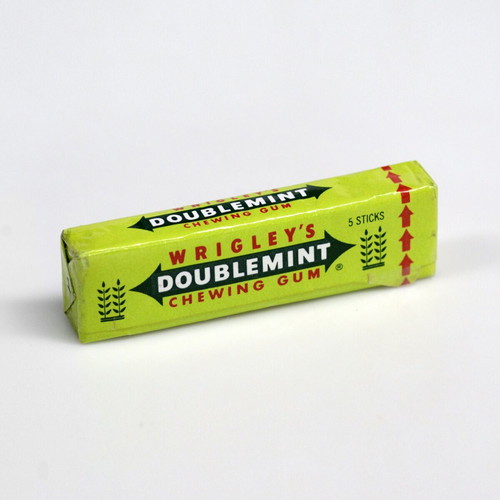 Collectible sealed Wrigley’s Doublemint gum pack like new, 5 sticks