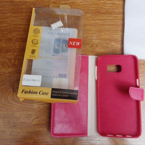 Samsung Galaxy S6 edge phone case pink color new