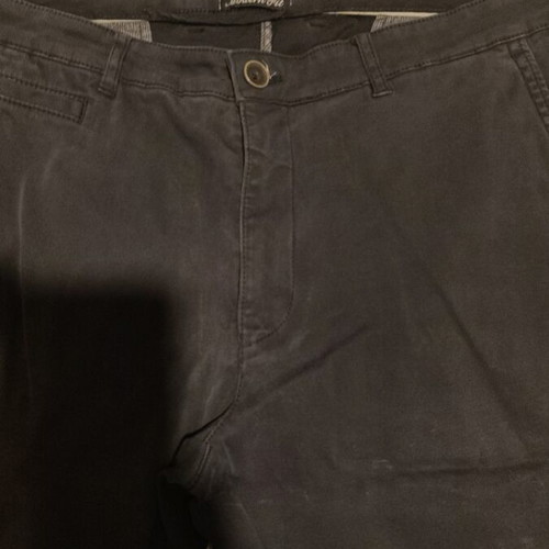 Navy&Green fabric trousers