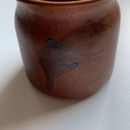 Vintage Tanagra Ceramic like new, height 8.5 cm, diameter 8 cm