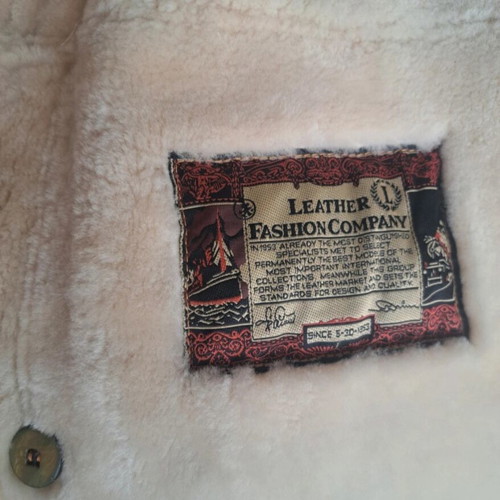 Lambskin Shearling Men's Coat Jacket like new, brown, size XL
