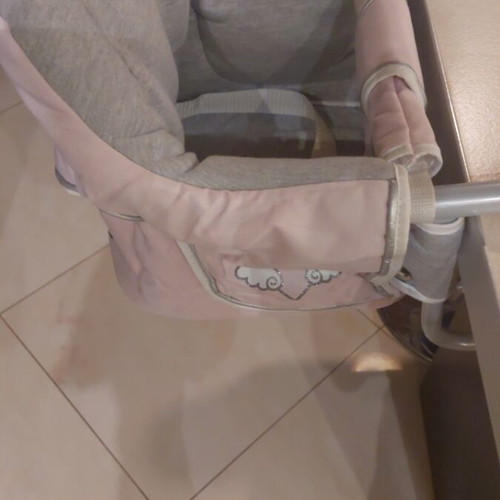 Brevi Hello Kitty table feeding chair new, pink for girl