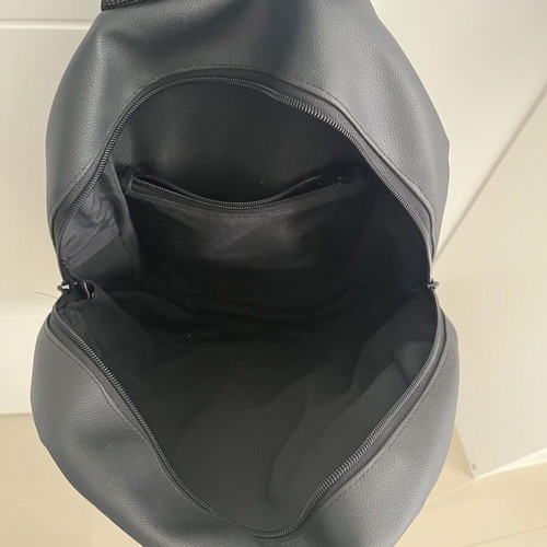 Handmade backpack Minimality Creation black leatherette, like new