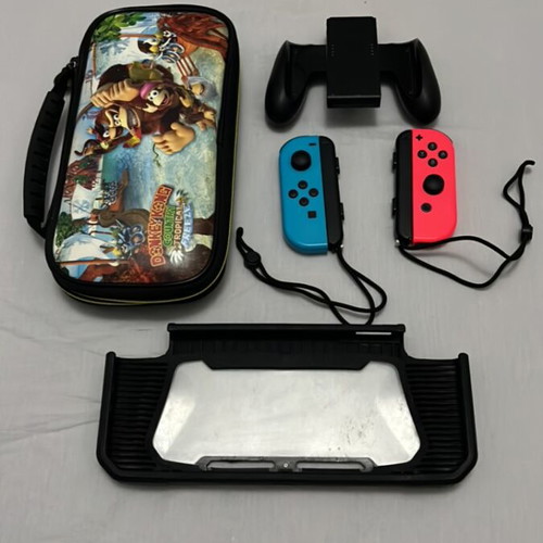 Nintendo Switch V1 console with accessories