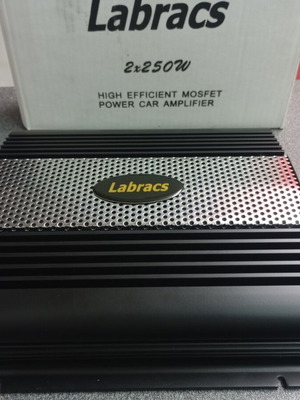 Labracs 2X250W car amplifier new
