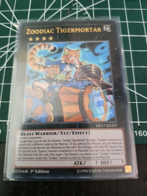 Yugioh Zoodiac Tigermortar μεταχειρισμένο, καλή κατάσταση
