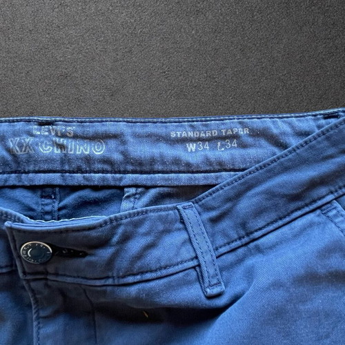 Levi's XX Chino Standard Taper Pants Navy washed, like new