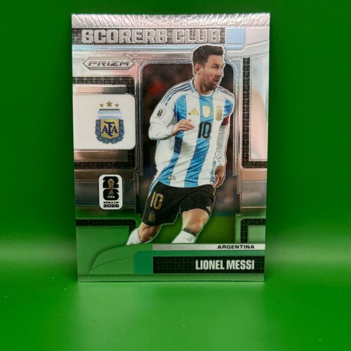 Lionel Messi Scorers Club 2026 Panini Prizm FIFA World Cup soccer card like new