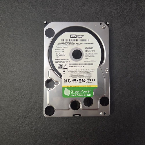 Western Digital Caviar SE16 1TB WD10EACS HDD used, 3.5 inch hard drive