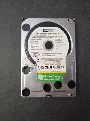 Western Digital Caviar SE16 1TB WD10EACS HDD used, 3.5 inch hard drive