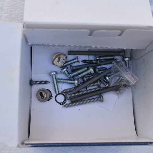 Abus Germany security lock used, missing some mounting screws