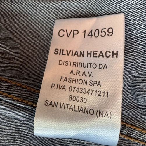 Silvian Heach Denim Jacket like new, blue, size L
