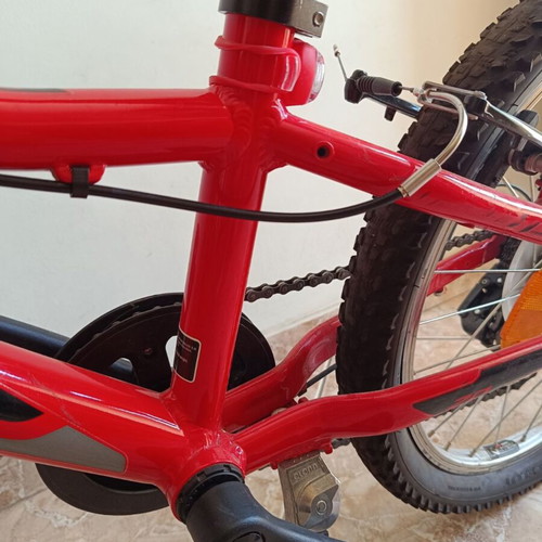 Ideal Strobe 20" children's mountain bike with aluminum frame, red, helmet included
