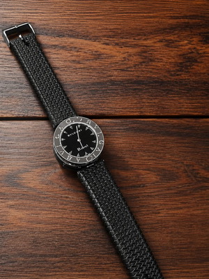 Bvlgari B.zero1 Swiss made watch like new, women's black and silver