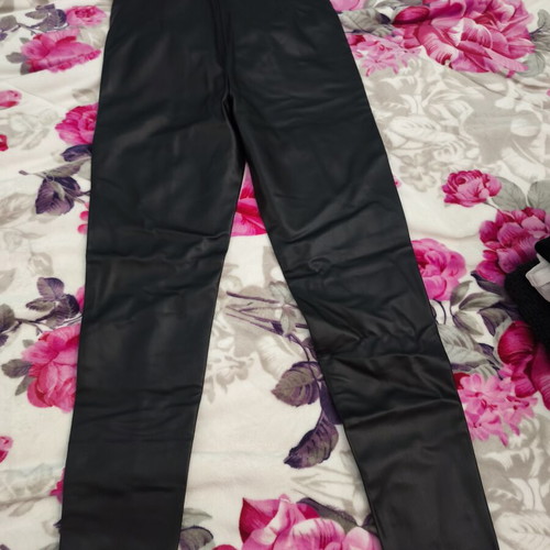 Zara leather pants like new, black, size M