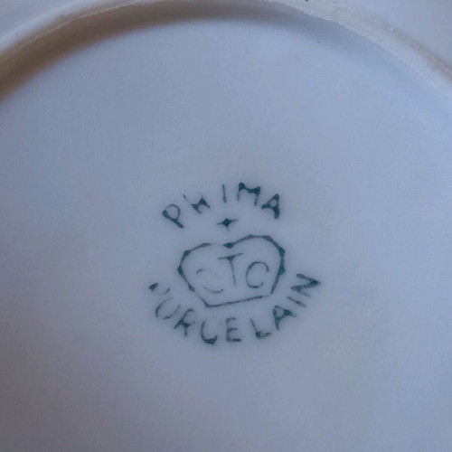 Set of 5 vintage decorative plates OTO Prima Porcelane like new