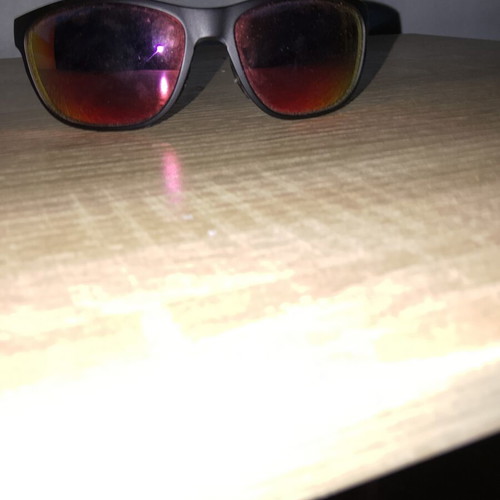 Under Armour sunglasses, black and red