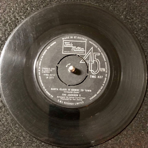 The Jackson 5 Santa Claus Is Comin' To Town vinyl used, 7" 45 RPM single
