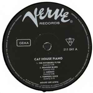Meade Lux Lewis Cat House Piano CD used, blues