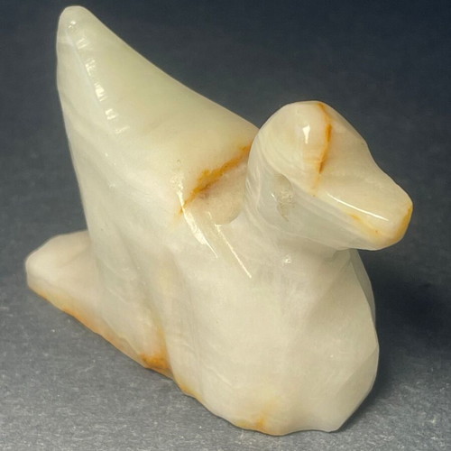 Vintage Handmade Onyx Duck Decorative Figurine from Mexico used