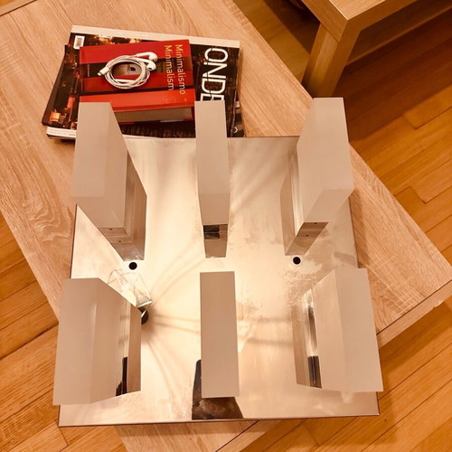 Inox LED wall light in excellent condition