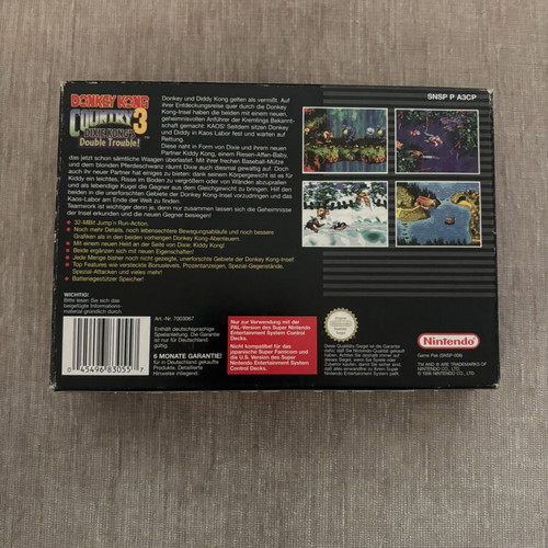 Donkey Kong Country 3 Super Nintendo SNES game used