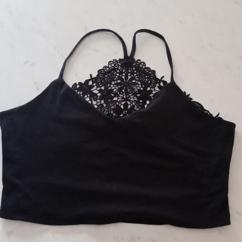 Women's black top like new, size M