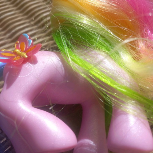 My Little Pony G3 Rainbow Dash figure like new with rainbow mane