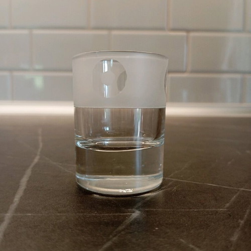 Crystal shot glass set like new, pack of 6