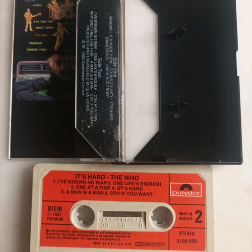 The Who It's Hard cassette like new