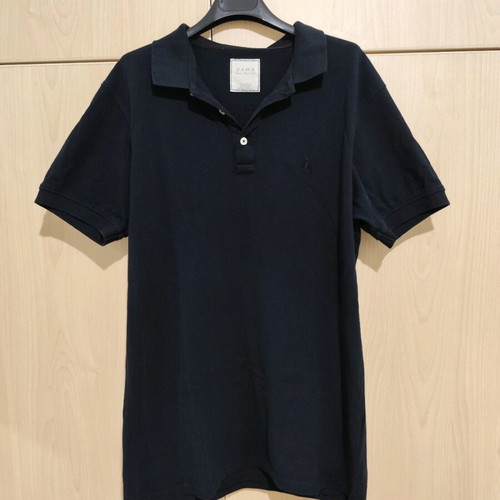Zara men's short-sleeve shirt new, black, XXL