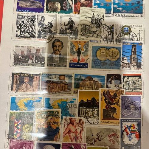 Stamp collection like new from 70s, 80s and 90s