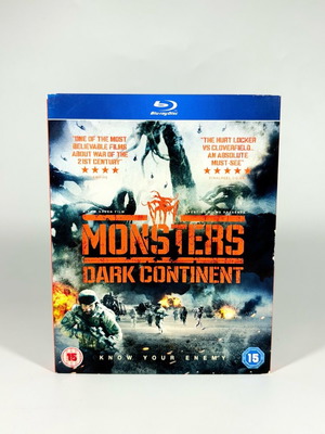 Ταινία Blu-ray Monsters Dark Continent με slipcase, σε άριστη κατάσταση, με αγγλικούς υπότιτλους