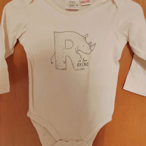 Zara baby bodysuits like new, pack of 5, 86 cm with animals
