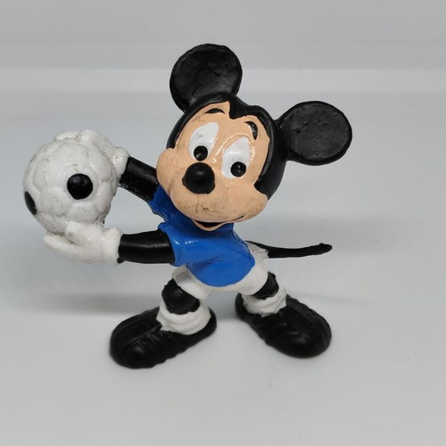 Mickey Mouse Footballer Bully Disney Vintage Figure like new