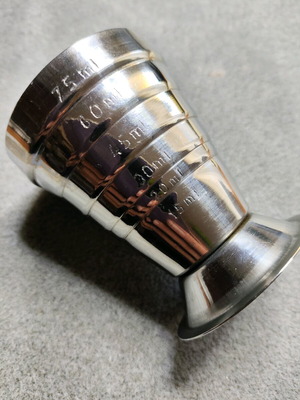 Drink jigger 75 ml like new