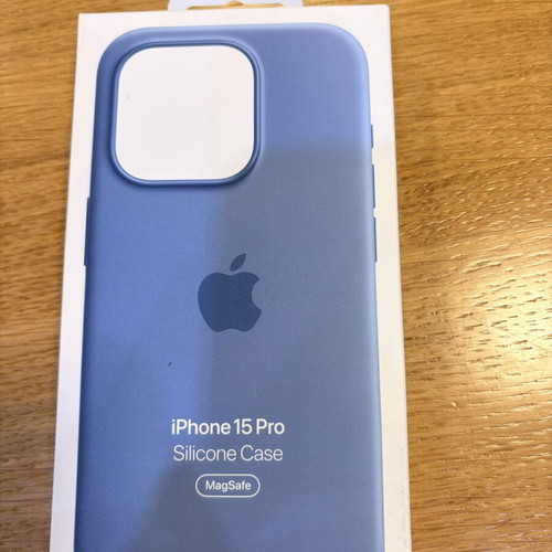 Apple Case for iPhone 15 Pro new, Pacific Blue