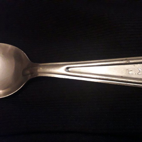 Greek Army Spoon 1967 used from Afentakis-Chalkida