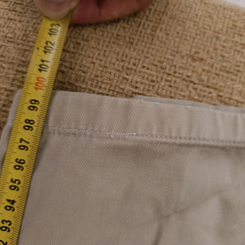 Men's beige fabric pants I.N.C. used size 33/34