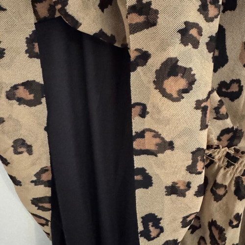 Juicy Couture cocktail dress with animal print, like new, size S