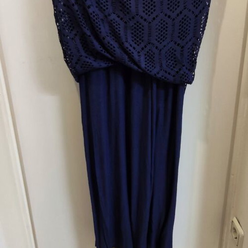 Blue dress like new with mako lining, size XL